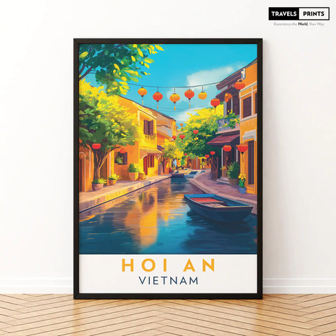 Hoi An Travel Poster - Vietnamese Heritage and Tranquil Charm Wall Art