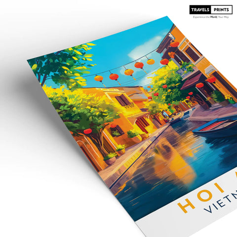 Hoi An Travel Poster - Vietnamese Heritage and Tranquil Charm Wall Art